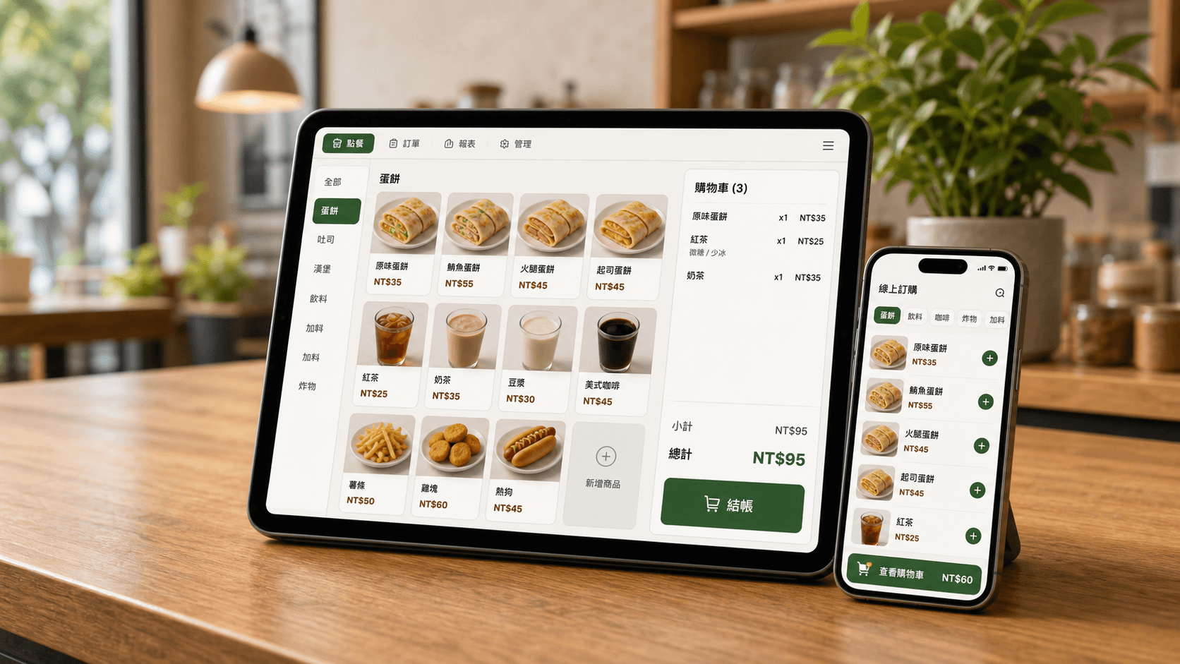 開賣啦 POS 平板與手機主視覺